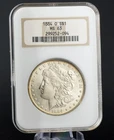 1884-O $1 Morgan Dollar NGC MS 63 Old Fatty Holder - Reverse Rim Toning