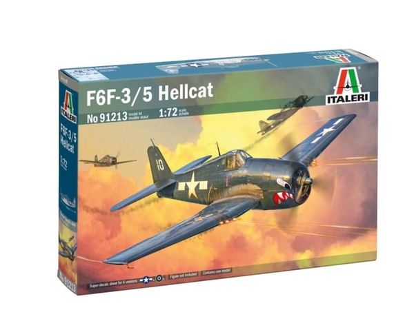 Italeri 91213 1:72 Grumman Hellcat F6 F-3 - Modellbau, Bausatz, Standmodellbau,-image