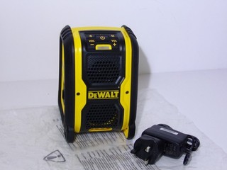 Jobsite Bluetooth Speaker DeWalt DCR006 New Unused