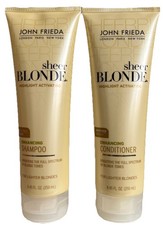 John Frieda Highlight Sheer Activating Blondes Enhancing Shampoo  Conditioner