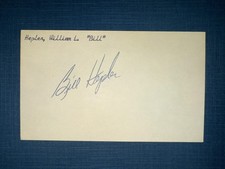 1960sMETS: Bill Hepler, SIGNED Vintage 3x5 (VC) - Died 2025