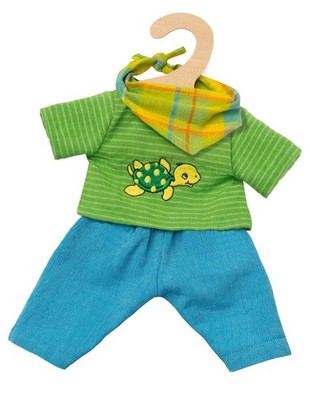 Heless 1721 - Fair Trade Clothing Set for Dolls, Outfit Max, 3-Piece with Trouse
