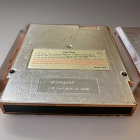 NES Gold Zelda I & Zelda II Original Nintendo Cartridges w/Well Kept Gold Finish