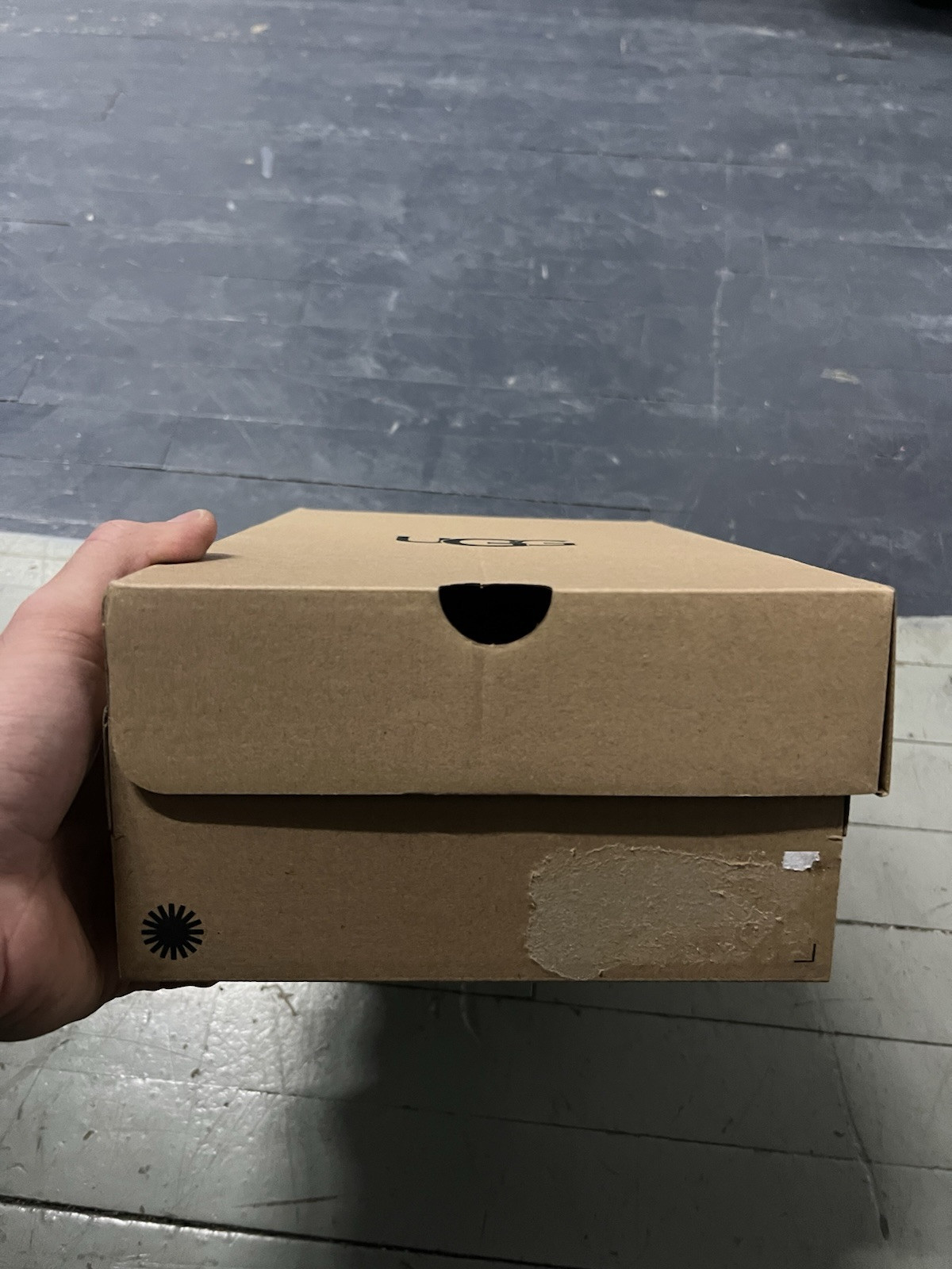 SAOLA SOLO SCATOLA SCARPE UGG Tasman treccia castagno scamosciata foderata lana ciabatte donna NUOVE