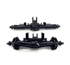 FMS FCX24M Front & Rear Complete Axles - Metal Gears - NEW