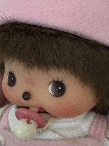 Rosa Häschen Strampler Bebichhichi Baby Monchhichi Plüsch Puppe Sekiguchi mit Etikett - Bild 3 von 6