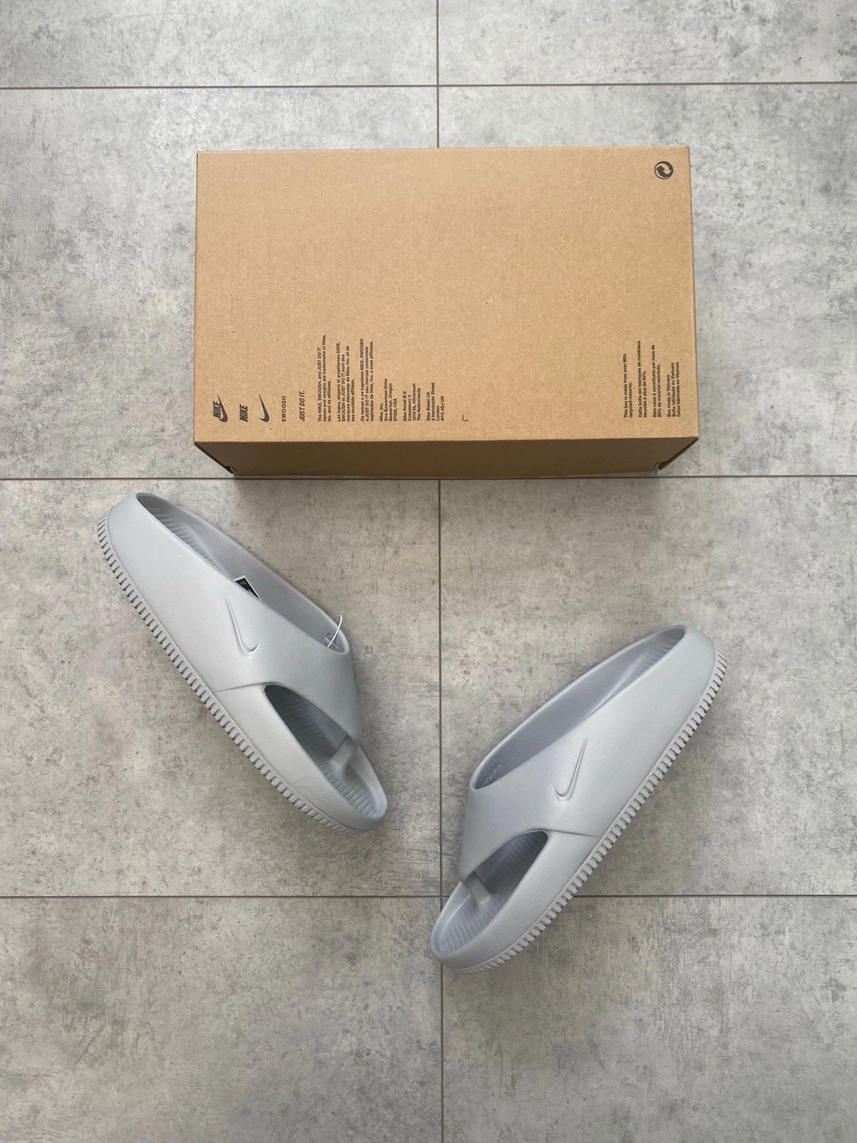 Infradito Nike Calm 'Wolf Grey' UK 10