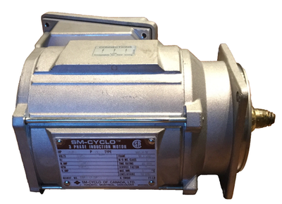 #ad SM Cyclo 3 Phase Induction Motor 1 8HP 575V 1720RPM 60HZ Frame V 63S $198.95