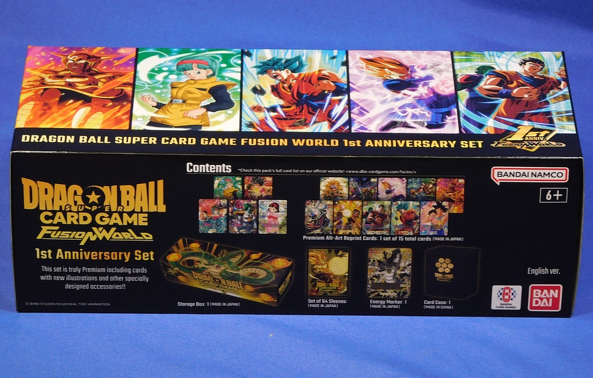 DRAGON BALL SUPER TCG FUSION WORLD 1ST ANNIVERSARY SET SEALED IN USA  ENGLISH | eBay