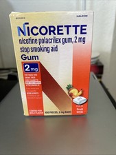 Nicorette Gum 2mg Fruit Chill 100 Pieces
