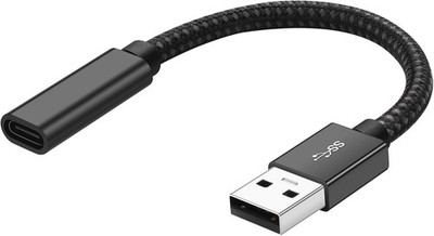 USB C auf USB 3.2 Adapter 10Gbps Datenübertragung 15cm Kabel