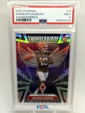 Shedeur Sanders 2025 Phoenix Thunderbirds RC #13 PSA 9 Mint Browns Rookie 🔥