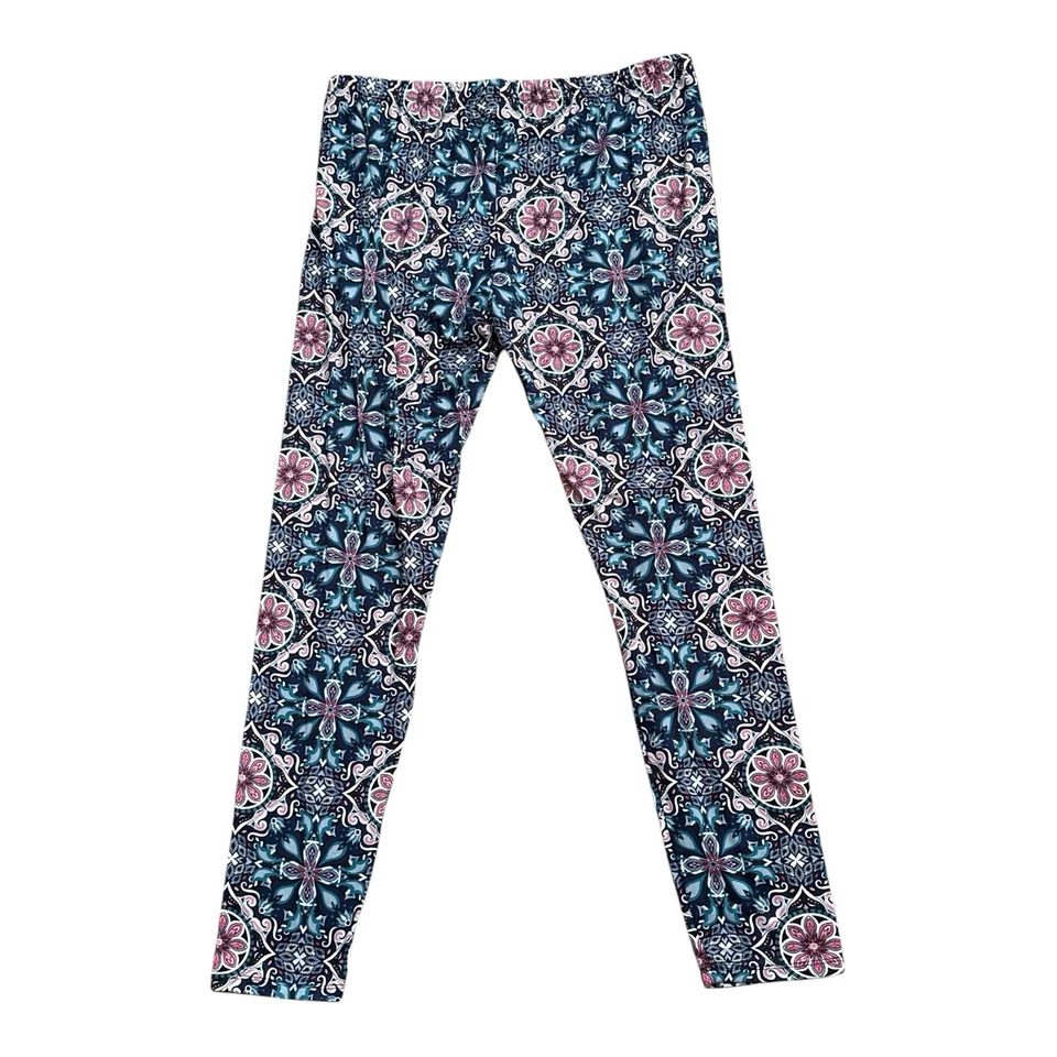 BOBBIE BROOKS женщин размер 2XL богемное Tribal печать тянуть на узкие леггинсы брюки - Изображение 2 из 4