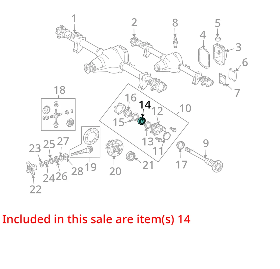 CHRYSLER COJINETE DE RUEDA 5103883AB NUEVO OEM 5103883AB Foto 2 de 3