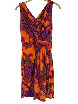 ralph lauren orange paisley dress Lauren Ralph Lauren | Dresses | Lauren Ralph Lauren Rusty Burnt Orange  Paisley Dress