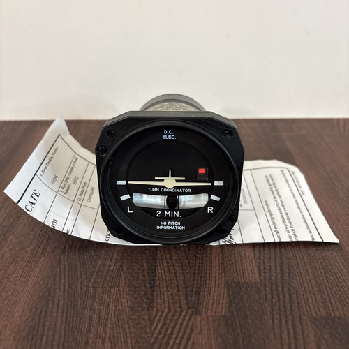 Overhauled Turn Coordinator 28 Volt W/ 8130 PN: 1394T100-1(7RZ)