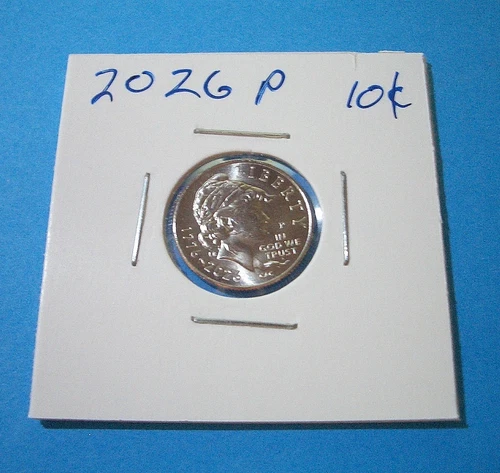 1776~2026 P Semiquincentenial Emerging Liberty Dime 1 Coin (Instock Now)!!!!!!!!