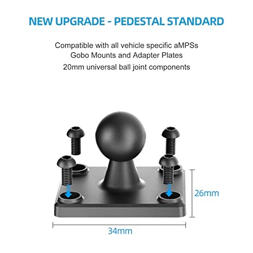 Heavy Duty Drill Base Tablet Holder for Car, iPad, Tablet Mount for iPad - Afbeelding 5 van 5