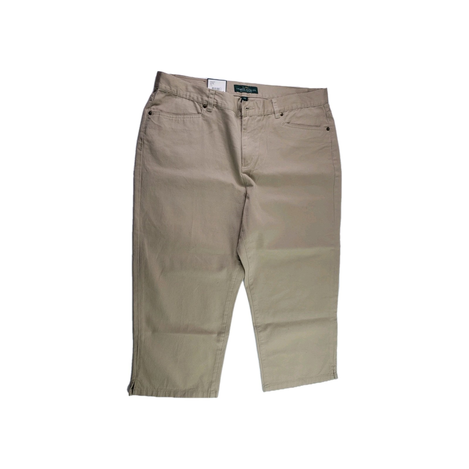 Ralph Lauren Womens Classic Midcalf Capri Size 14w NWT Inseam 21