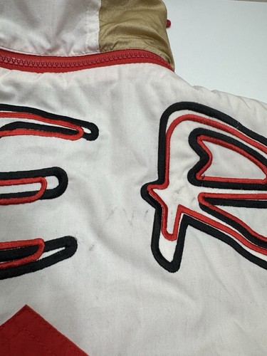Vintage 90’s San Francisco 49ers Pro Player Daniel Young NFL Puffer Jacket Mens Gr. M - Bild 11 von 11