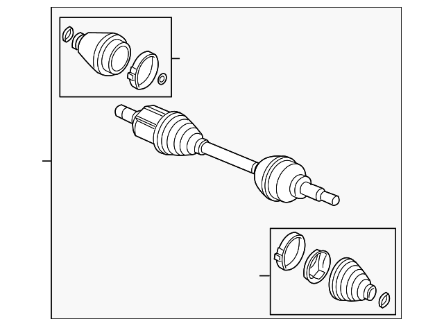 Genuine GM F Shaft 22710928
