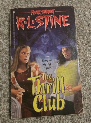 RL Stine Fear Street series book The Thrill Club book YA Horror 90s Series 1st E