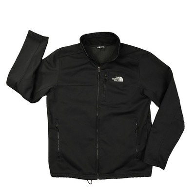 The North Face Windwall Full Zip Fleece Jacket Mens Large Black Outdoor Gorpcore