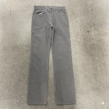 Vintage Levis 517 Corduroy Pants Straight White Tab Talon Actual Size 30