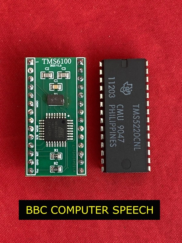 Acorn  BBC Micro Computer- Kenneth Kendall- Speech System set TMS5220 & TMS6100