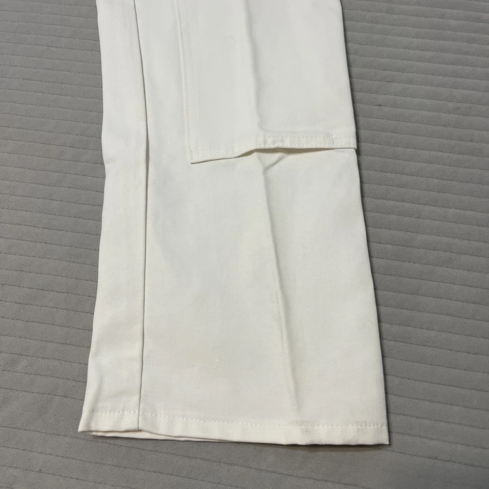 Pantalones Dickies Painters Doble Rodilla Hombre’s 32X30 Blanco Carpintero Ropa de Trabajo Jeans Foto 2 de 4