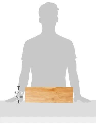 Ящик выдвижной из бамбукового дерева 14 дюймов - Изображение 2 из 4