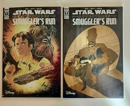 Star Wars Adventures Smugglers Run Issues 1 and 2 IDW Disney Comics