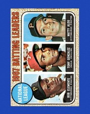 1968 Topps Set-Break #  1 N.L. Batting Leaders EX-EXMINT *GMCARDS*
