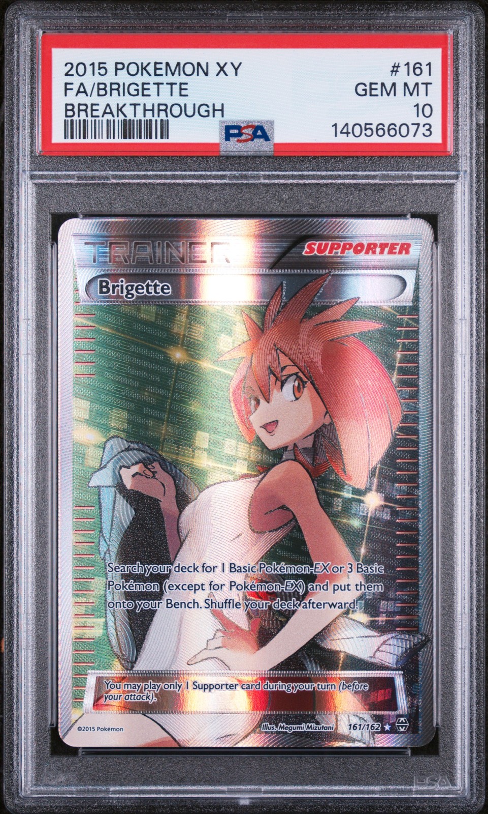 Brigette 161/162 Breakthrough Pokemon PSA 10
