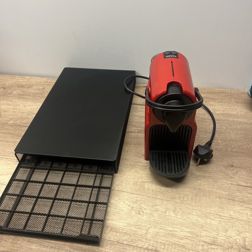 KRUPS Nespresso Inissia XN100 Pod Kaffeemaschine mit Kaffeepadaufbewahrung