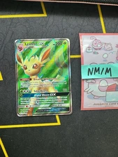 Pokemon Card Leafeon GX SM Ultra Prism Full Art 139/156 011 💎NM💎