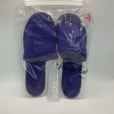 Vintage 1980s NOS Vanity Fair Slippers Purple Medium 6.5 - 7.5 Grandma NOS
