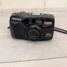 PENTAX IQZoom EZY-R 35mm Point Shoot Auto Focus Film Camera Black