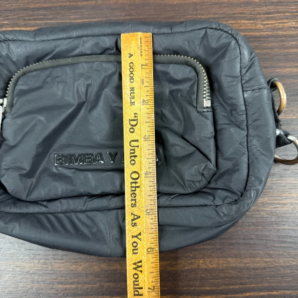 Bimba Y Lola Small Bag Crossbody Purse Handbag Black * No Strap * See - Image 4 of 4