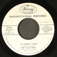 PLATTERS: if i didn't care / true lover MERCURY 7" Single 45 RPM