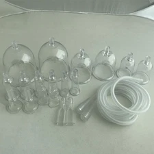 Replacement Plastic Vacuum Cupping Cups For Vacuum Suction Facial Beauty Machine