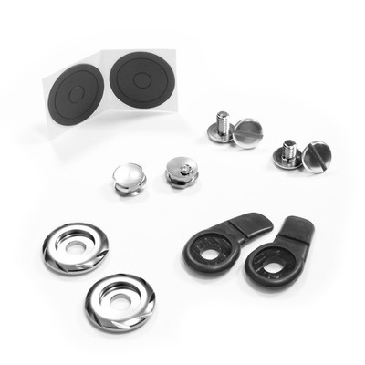 Senzo Arai Motorsport Helmet Visor Fitting Kit Fits CK-6 Helmet - Titanium, Dash