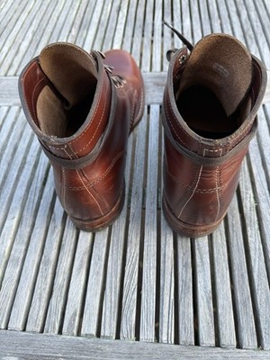 Wolverine 1000 mile boots size 9D mens Brown | eBay