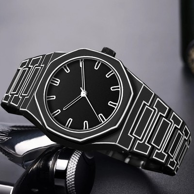 Lightweight Waterproof 2D Sketched Look Art Watch.Free Shipping