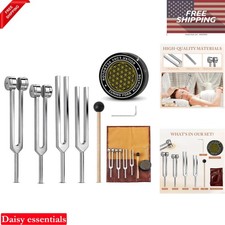 Healing Tuning Forks Set 128Hz 136.1Hz 256Hz 384Hz Chakra Sound Therapy Tools