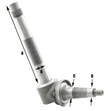 Spindle Rh/lh Fits Case-ih Tractor 856 756 1086 826 966 1466 766 1066 1486