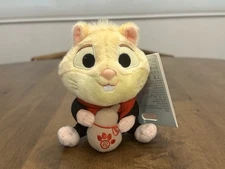 2025 Authentic Shanghai Disney New Year Zootopia Lemming Pendant Plush Keychain