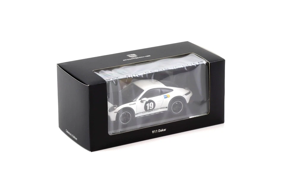1:43 Spark Porsche 911 (992) Dakar Bianco/Nero #19 Limitato WAP DEALER - Immagine 3 di 3