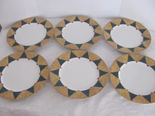 Sasaki Tuscany-Multicolor Geometric-Carson Pritchard- Dinner Plates-Set of 6