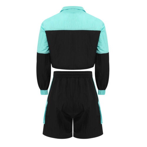 Kids Girls Coat And Shorts Carnival Jacket With Bottoms Fun Sweatsuit Play Jazz - Picture 59 of 68